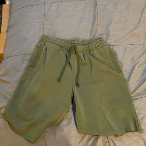 Russell sweatpants turned into shorts